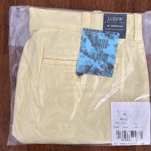 NWT JCrew Yellow Shorts